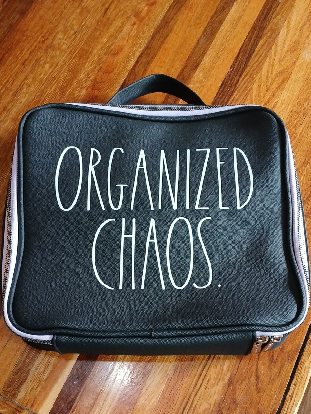 Organized Chaos Black Travel Organizer Case by Rae Dunn